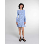 Robe plissée imprimée