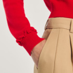 Cardigan à volant