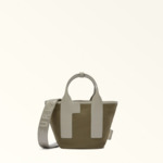 FURLA PIUMA S TOTE - TESSUTO NYLON RICICLATO COLORBLOCK+ARES