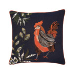Yves Delorme - Housse de coussin en tapisserie de coton vert, Casanova