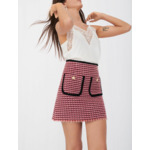 Top en satin de soie et dentelles