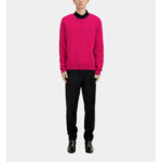 Pull Col Rond Broderie Poitrine Homme