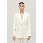 Veste tailleur bimatières
