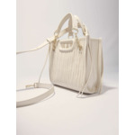 Mini cabas en cuir matelassé