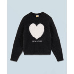 Pull Col Rond Coeur