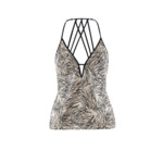 Top à fines bretelles Smocky Night