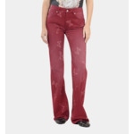 Jean Flare Imprimé Papillons Femme