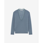 Pull Col V En Dentelle Haby