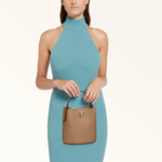 DANAE MINI BUCKET BAG - VITELLO KERIA