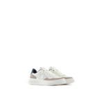 Baskets blanc cassé + beige