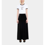 Jupe Longue En Velours Noir Femme