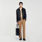 Blouson en cuir d'agneau