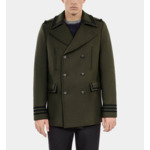 Caban Style Officier Kaki Homme