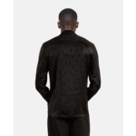 Chemise Jacquard Avec Étoiles Noire Homme