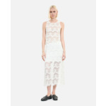 Jupe Longue Écrue En Dentelle Femme