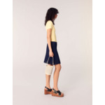 Jupe courte en maille tressée