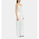 Pantalon Tailleur Blanc Femme
