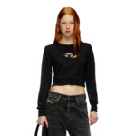 Sweat-shirt cropped avec logo cut-out
