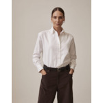 Chemise ambre en chevron uni blanc