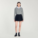 Jupe short plissée