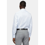 Chemise À Rayures En Coton Dobby Slim Fit