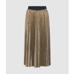 METALLIC PLEATED SKIRT