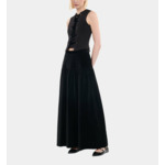 Top Avec Laçage Noir Femme