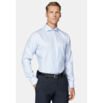 Chemise À Rayures En Sergé De Coton Regular Fit