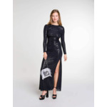 Robe longue pailletée