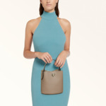 DANAE MINI BUCKET BAG - VITELLO KERIA+VITELLO KING