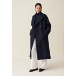 Manteau laine esprit trench-coat