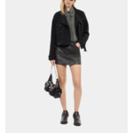 Blouson Style Trench Noir Femme