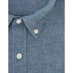 Chemise Gaston Contemporaine en coton recyclé bleu
