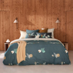 Olivier Desforges - Drap housse en percale de coton beige, Archipel