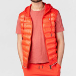 Doudoune sans manches orange PLAY