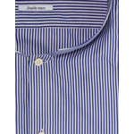 Chemise Ajustée rayée bleue