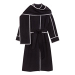 Manteau bicolore double face