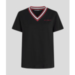 RIB V-NECK SIGNATURE T-SHIRT