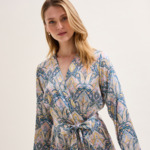 Laurence Tavernier - Robe De Chambre en satin de soie, Dandy