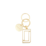 Double L - Porte-Cles Metal Double L - Gold