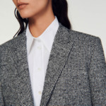 Veste de tailleur pied de poule