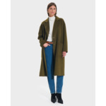 Manteau Maela Kaki en Laine