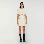 Robe courte en tweed