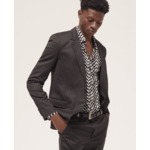 Veste Costume Col Classic Pipping Homme