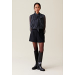 Short taille haute noir