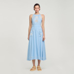 Robe longue à broderies anglaises
