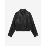 Blouson Col Montant En Cuir Okan
