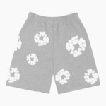 Denim Tears Short The Cotton Wreath Gris