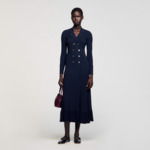 Robe longue en maille