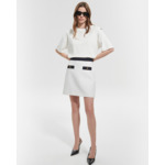 Jupe Johnson Ecru en Polyester
